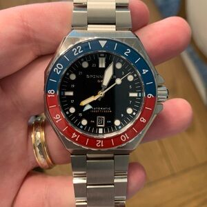 Spinnaker Dumas GMT Crimson Cobalt Pepsi
